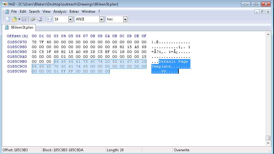 Hex Editor used in Data Recovery